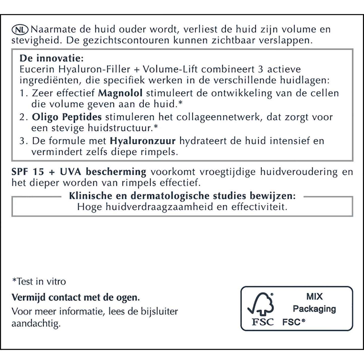 Eucerin Hyaluron-Filler + Volume Lift Tagescreme für normale bis Mischhaut