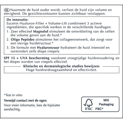 Eucerin Hyaluron-Filler + Volume Lift Tagescreme für normale bis Mischhaut