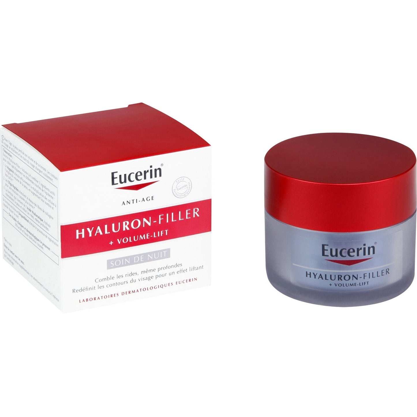 Crème de Nuit Anti-âge Hyaluron Filler Volume Lift EUCERIN 