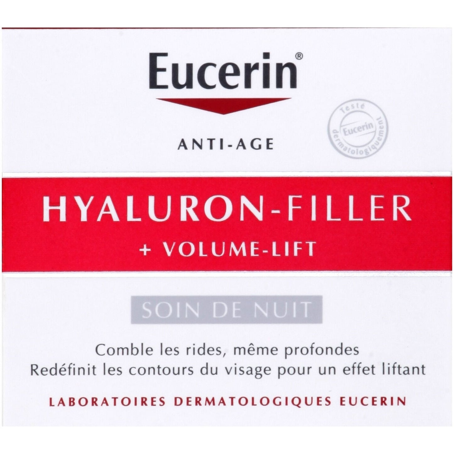 Crème de Nuit Anti-âge Hyaluron Filler Volume Lift EUCERIN 