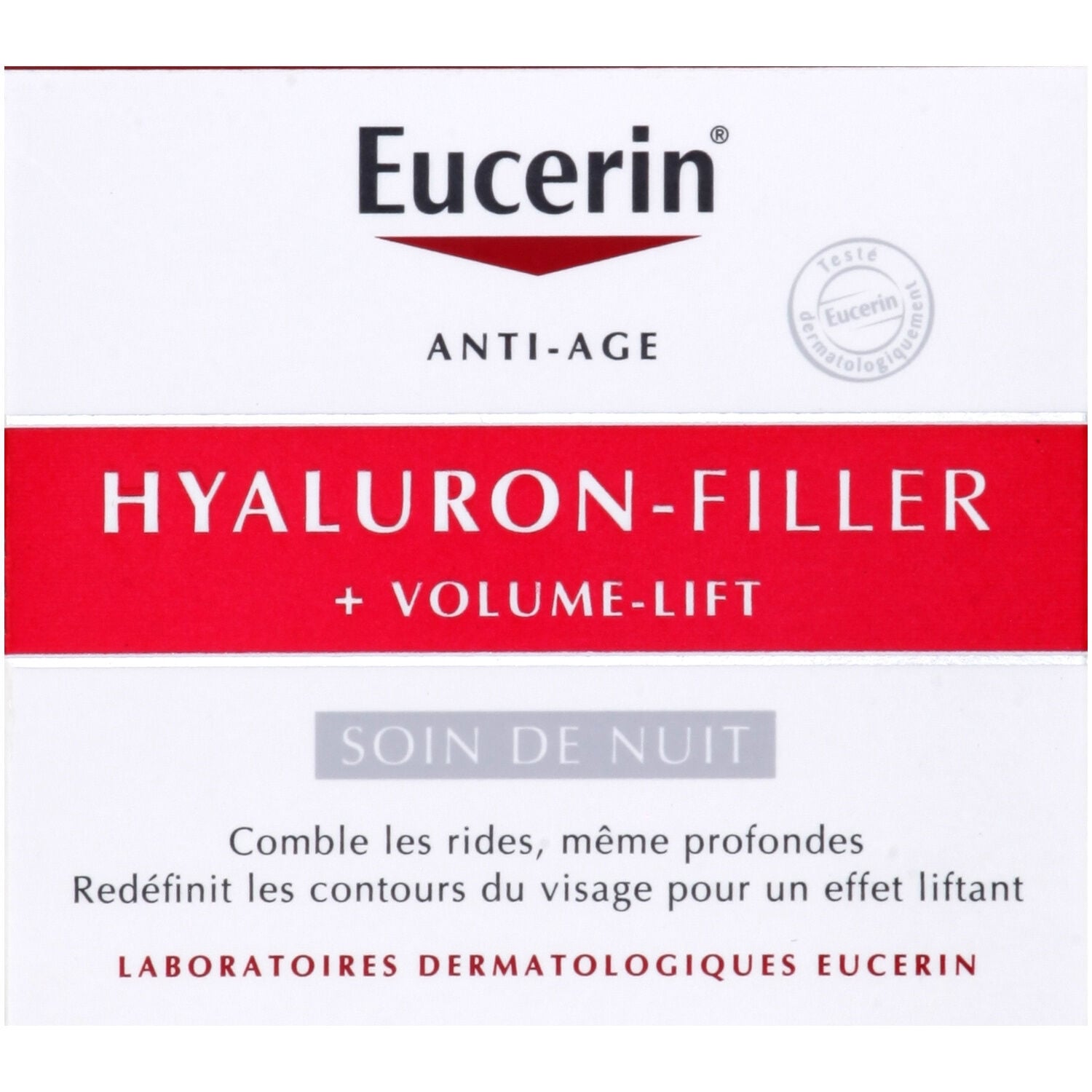 Crème de Nuit Anti-âge Hyaluron Filler Volume Lift EUCERIN 