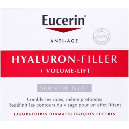 Crème de Nuit Anti-âge Hyaluron Filler Volume Lift EUCERIN 