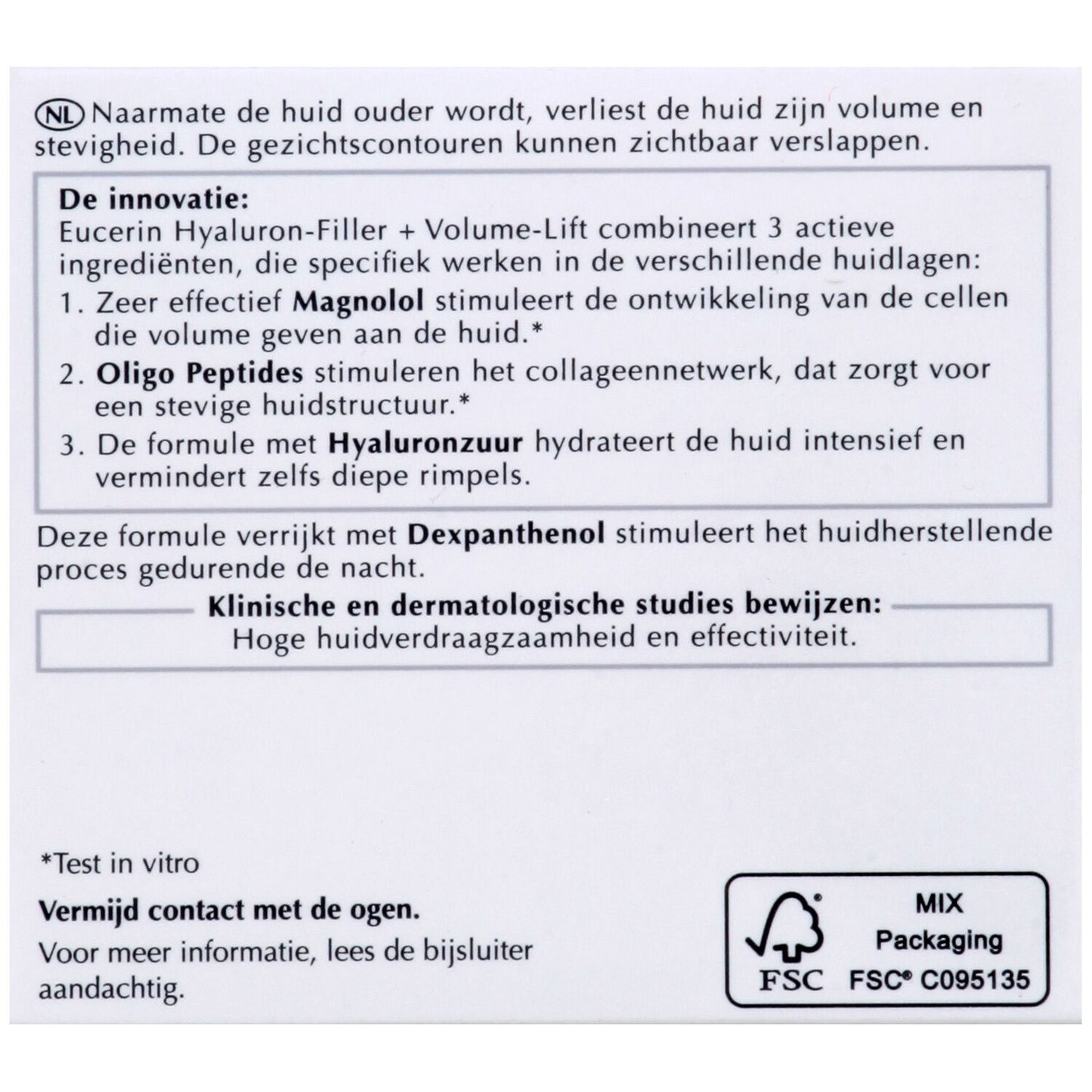Crème de Nuit Anti-âge Hyaluron Filler Volume Lift EUCERIN 