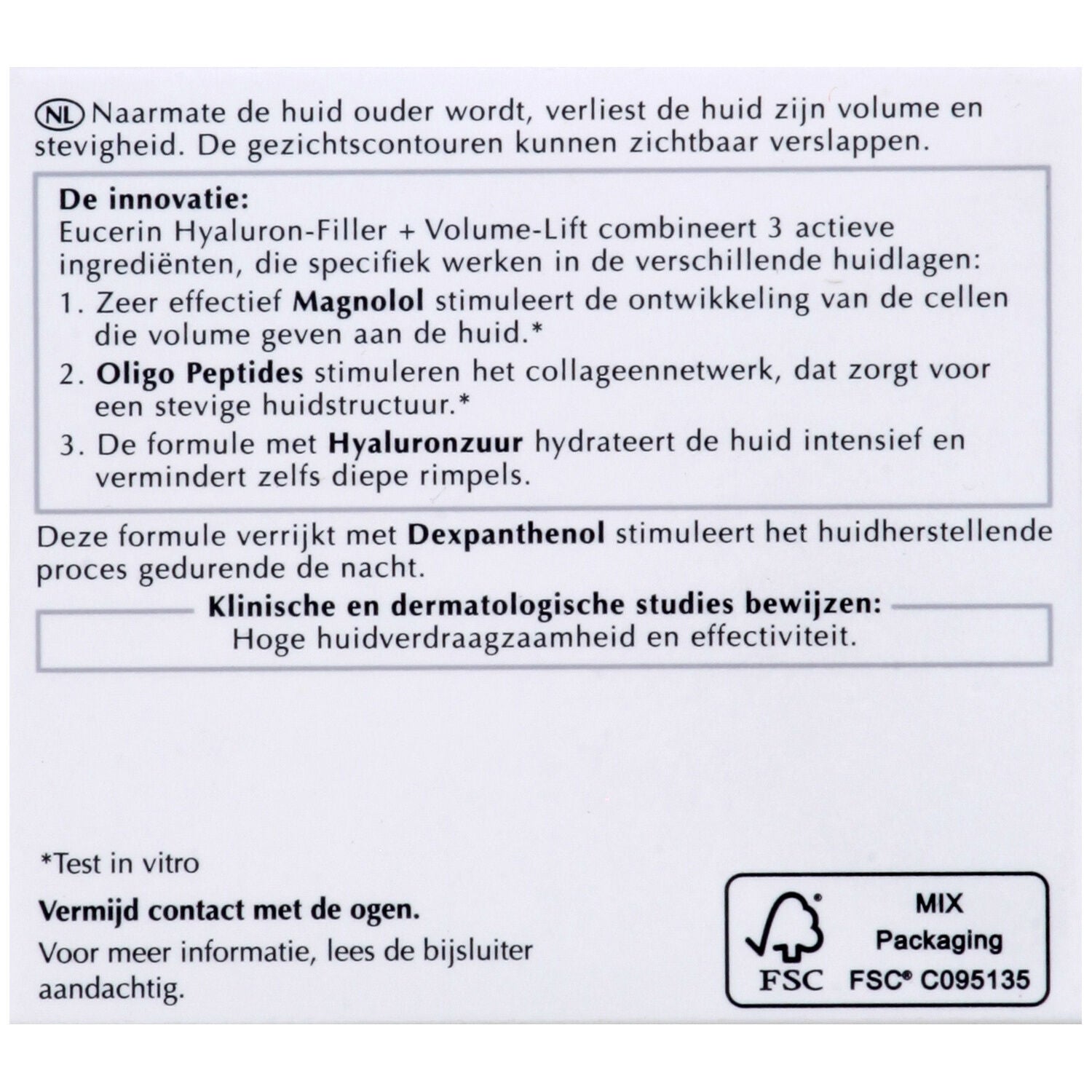 Crème de Nuit Anti-âge Hyaluron Filler Volume Lift EUCERIN 
