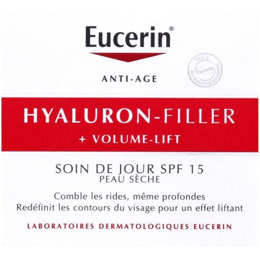Crème de Jour Visage Anti-Âge Hyaluron Filler + Volume Lift EUCERIN le pot de 50mL