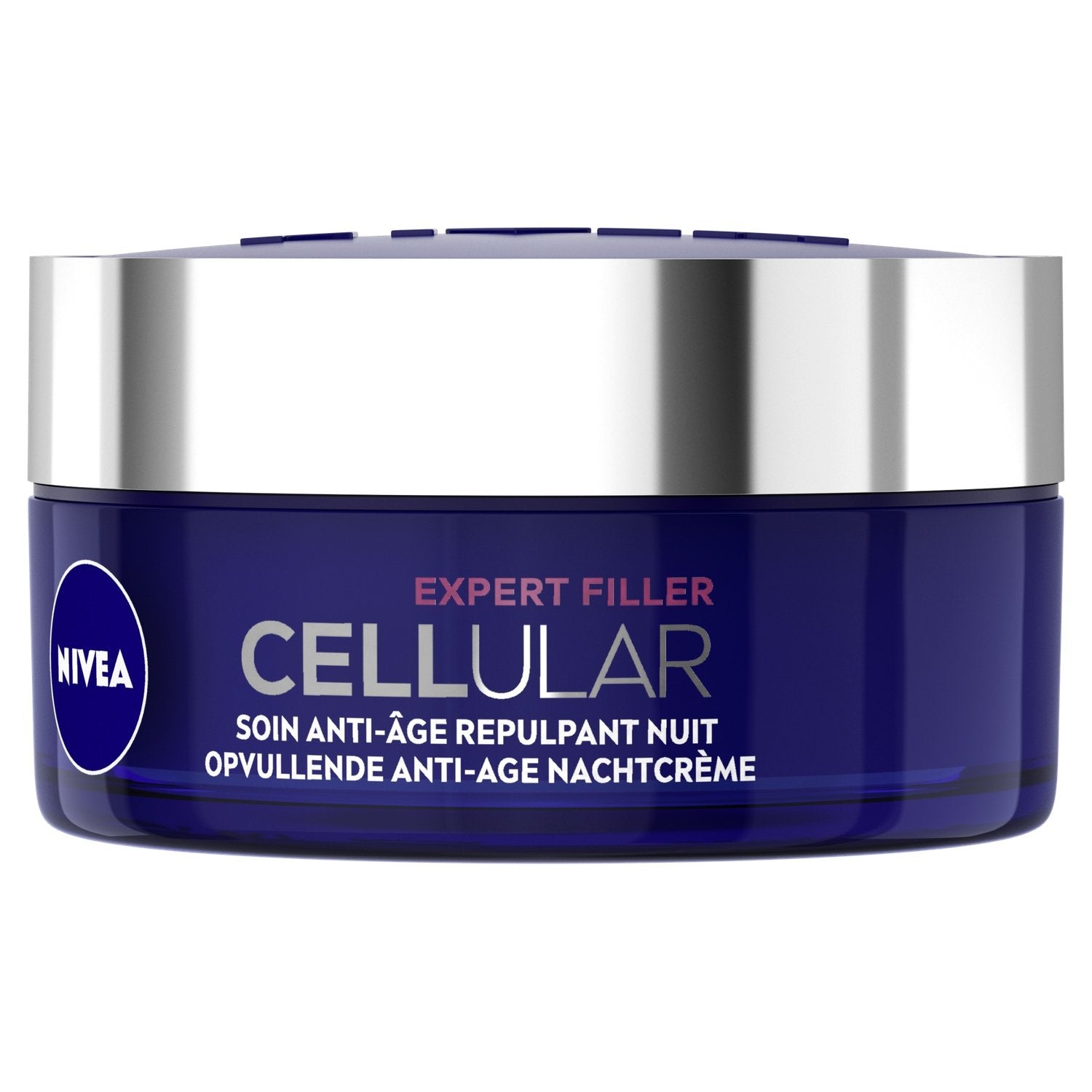 Crème Visage Nuit Anti-Rides Repulpant Cellular NIVEA Le pot de 50mL