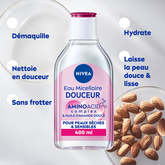 NIVEA Moisturizing Micellar Cleansing Water for Dry Skin