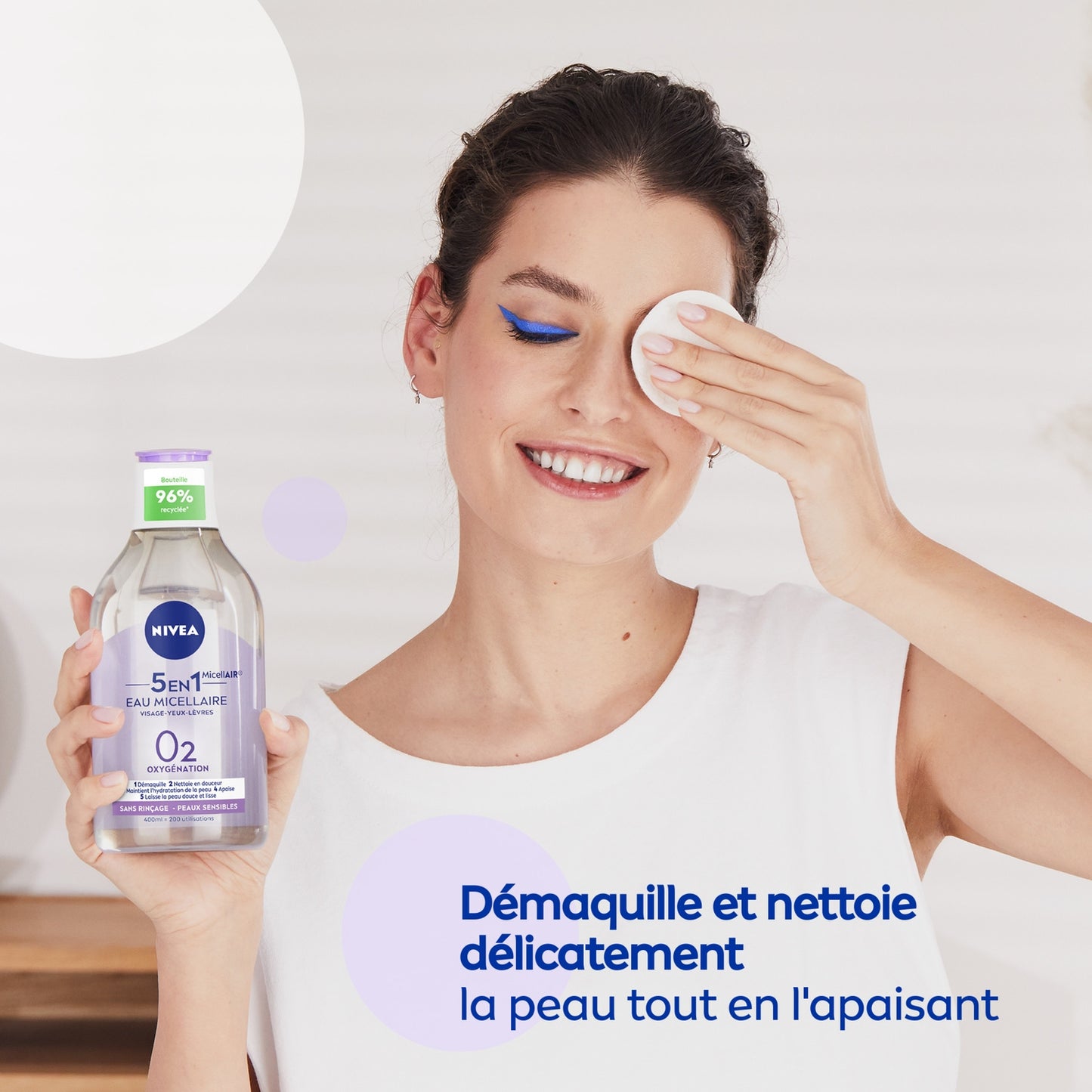 NIVEA Beruhigendes Mizellen-Reinigungswasser für empfindliche Haut