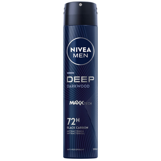 NIVEA MEN 72h Deep Anti-Perspirant Deodorant Spray for Men