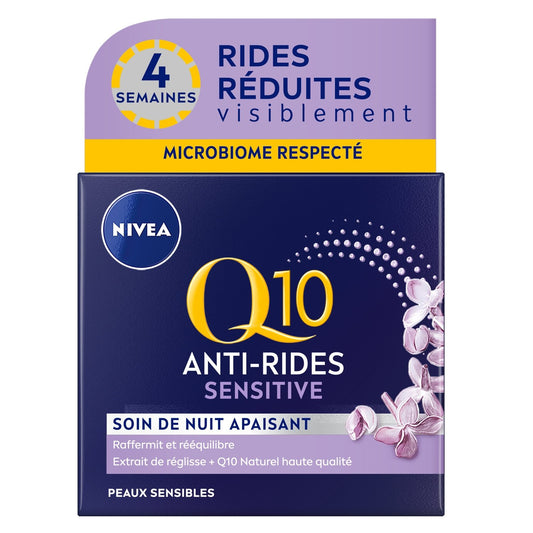 NIVEA Q10 Power Night Facial Care for Sensitive Skin