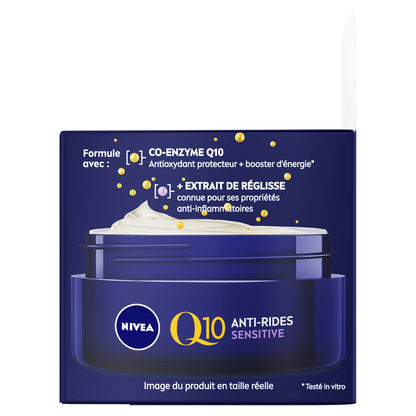 NIVEA Q10 Power Night Facial Care for Sensitive Skin