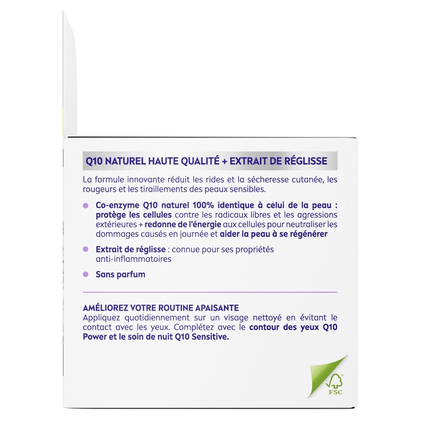 NIVEA Q10 Soothing Anti-Wrinkle Day Face Cream for Sensitive Skin