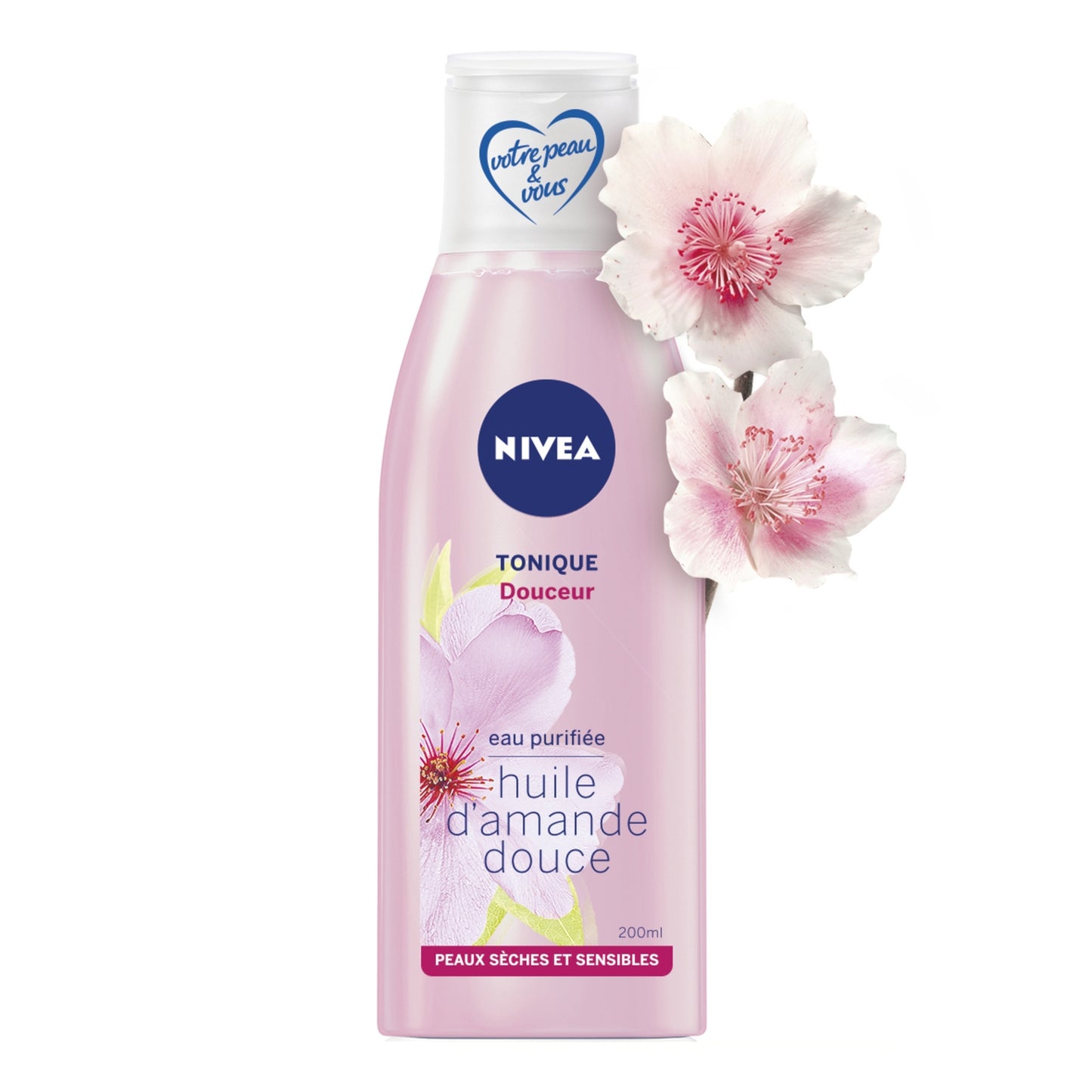 NIVEA Mandel Gesichtswasser für trockene und empfindliche Haut