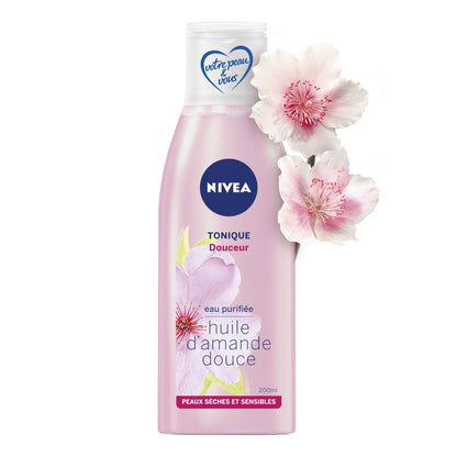 NIVEA Mandel Gesichtswasser für trockene und empfindliche Haut