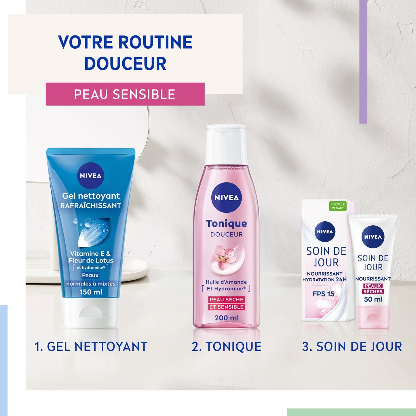 NIVEA Mandel Gesichtswasser für trockene und empfindliche Haut