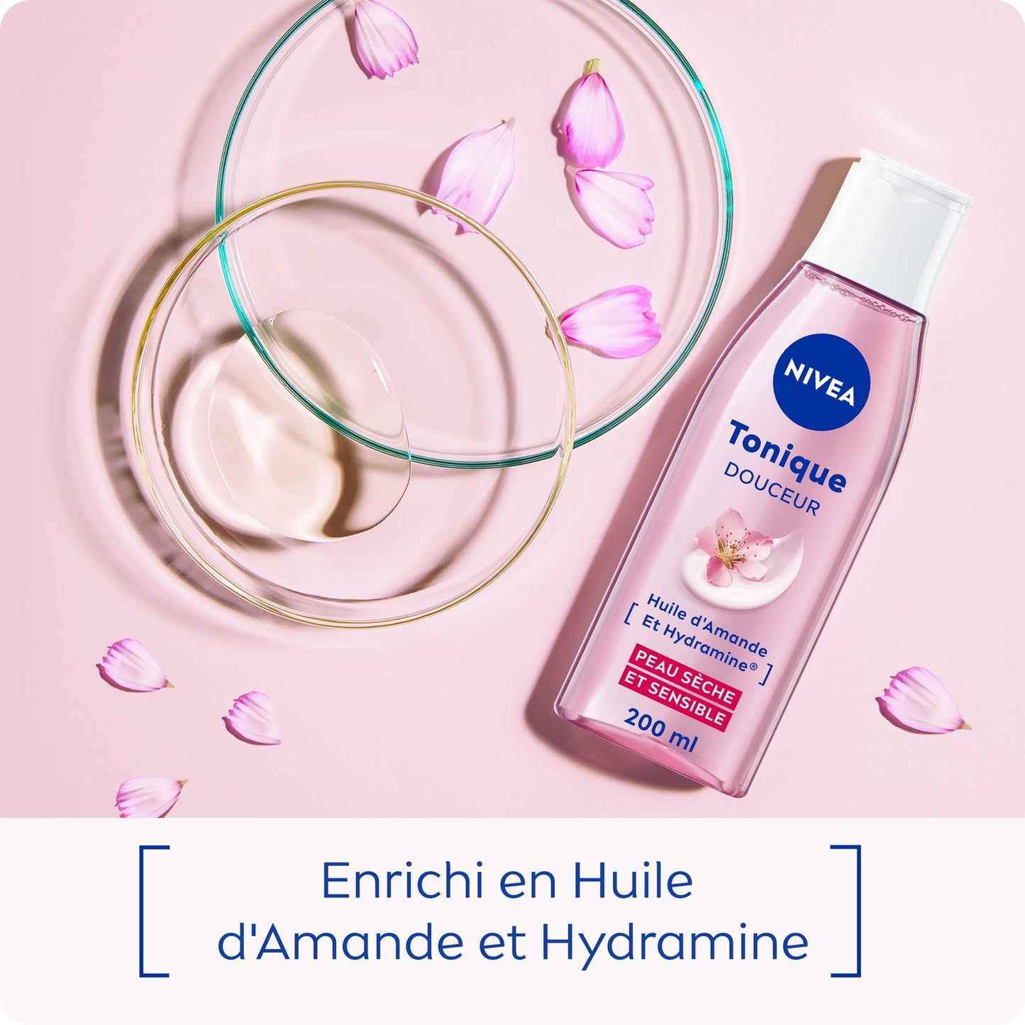 NIVEA Mandel Gesichtswasser für trockene und empfindliche Haut