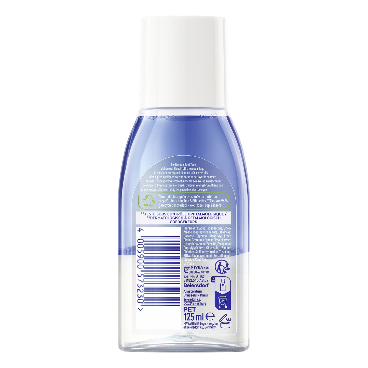 NIVEA Cornflower Waterproof Bi-Phase Eye Makeup Remover
