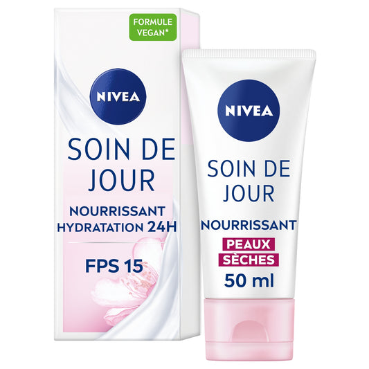 NIVEA Nourishing Moisturizing Day Face Cream for Dry Skin