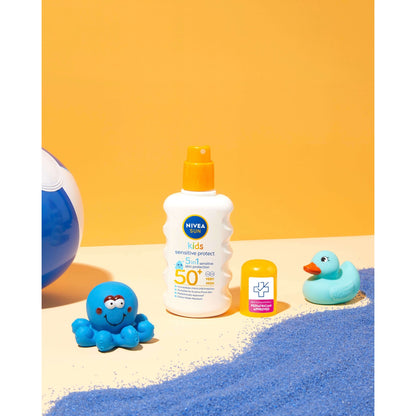 NIVEA Sonnenschutzspray für Babys und Kinder, LSF 50+, hoher Schutz für empfindliche Haut
