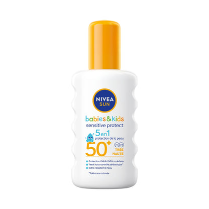 NIVEA Sonnenschutzspray für Babys und Kinder, LSF 50+, hoher Schutz für empfindliche Haut