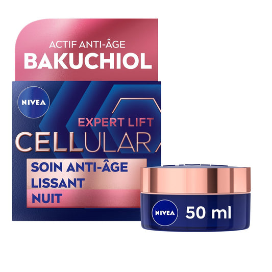 Soin de Nuit Hyaluron Cellular Filler + Élasticité NIVEA le pot de 50mL