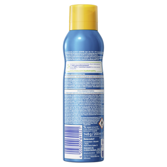 NIVEA Protect and Dry Touch Sun Body Spray SPF 50 Water Resistant