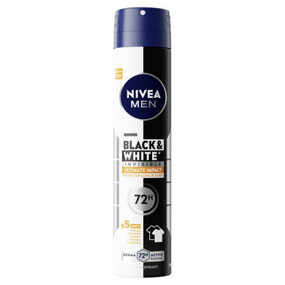 NIVEA MEN Black &amp; White Ultimate Impact Anti-Perspirant Deodorant Spray