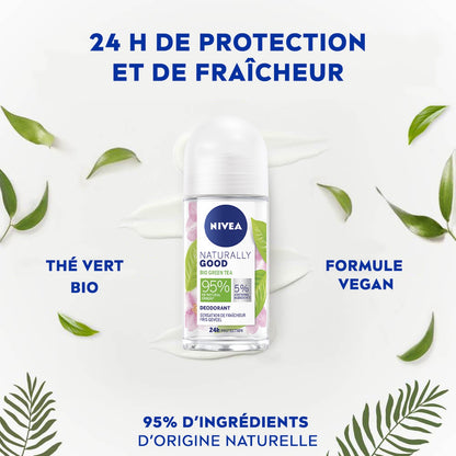 NIVEA Organic Aloe Vera Roll-On Deodorant