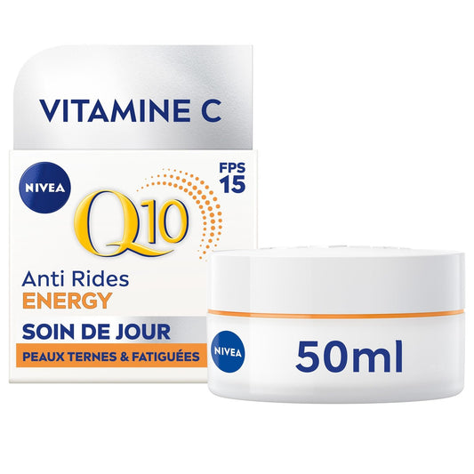 Soin Visage de Jour Activateur d'Eclat Q10 Anti-Rides Energy NIVEA le pot de 50mL