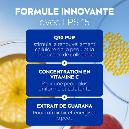 Soin Visage de Jour Activateur d'Eclat Q10 Anti-Rides Energy NIVEA