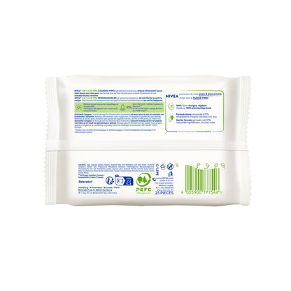 NIVEA Organic Aloe Vera Face and Eye Makeup Remover Wipe