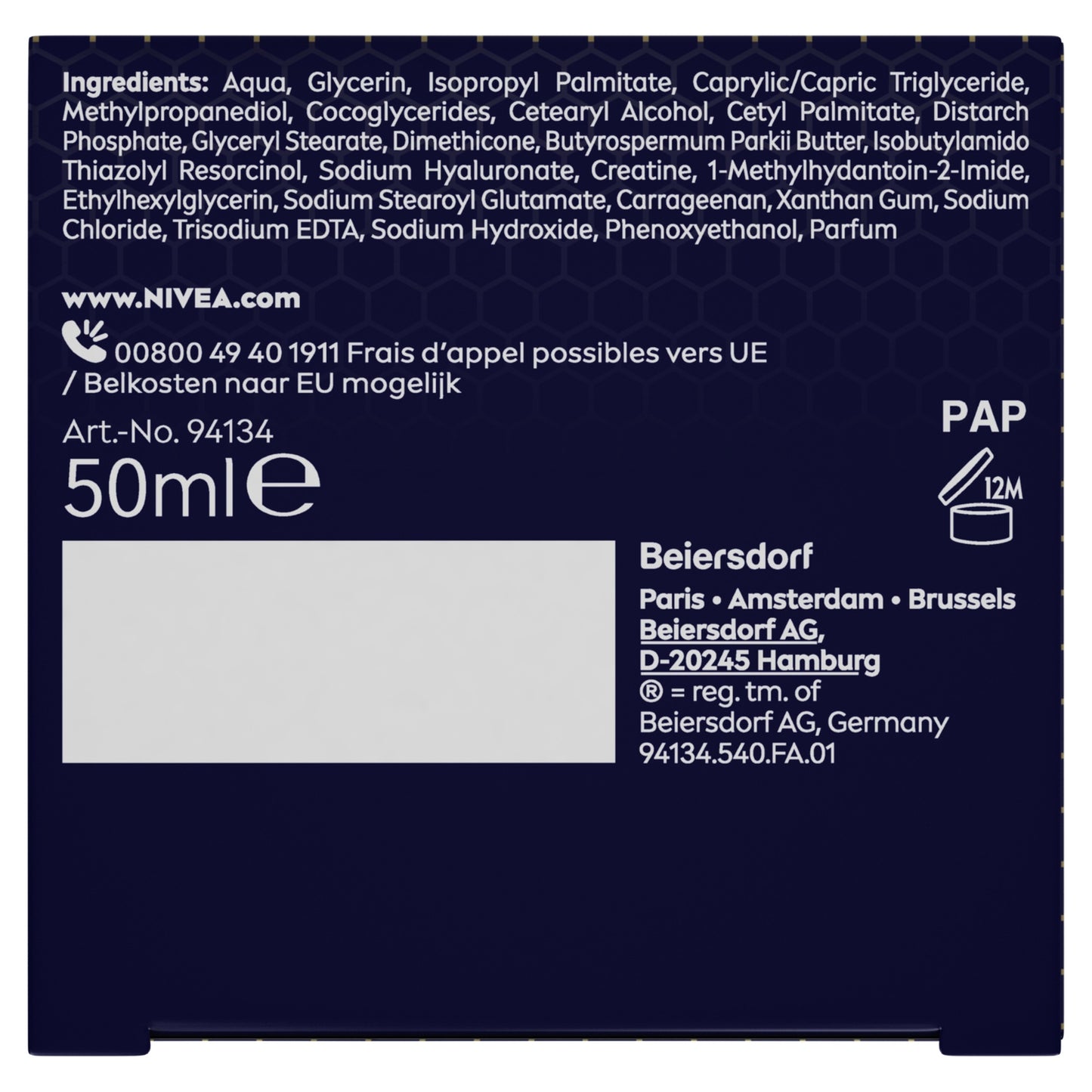 NIVEA Cellular Luminous Unifying Anti-Dark Spot Night Face Cream