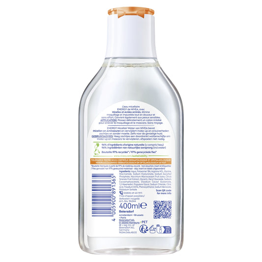 NIVEA Micellar Cleansing Water for Dull Skin with Vitamin C