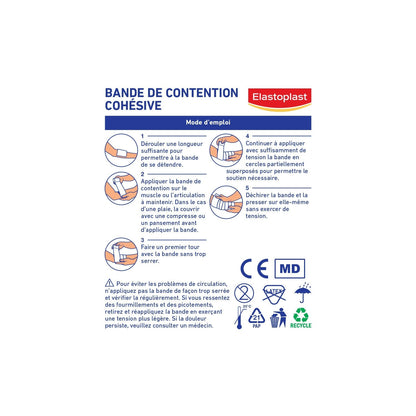Bande Cohésive Flexible Auto-adhésive ELASTOPLAST 
