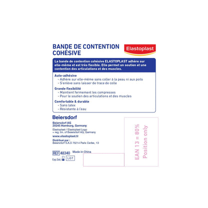 Bande Cohésive Flexible Auto-adhésive ELASTOPLAST 
