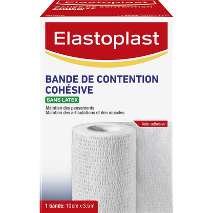 Bande Cohésive Auto-adhésive Maintien Articulations et Muscles 10cm x 3,5m ELASTOPLAST 