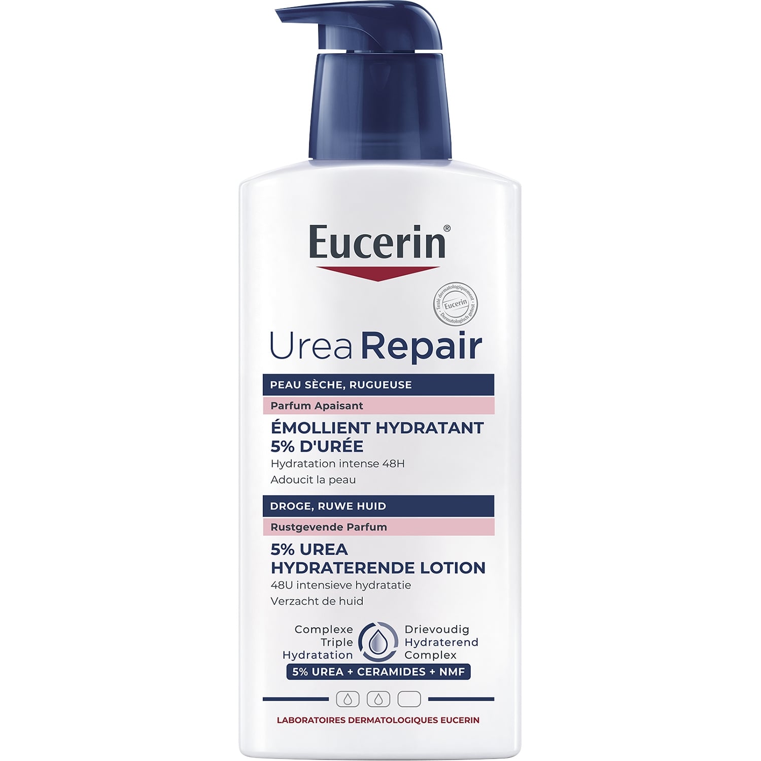 Crème Corps Peau Sèche 5% Urée Céramides et NMF Parfumé EUCERIN 