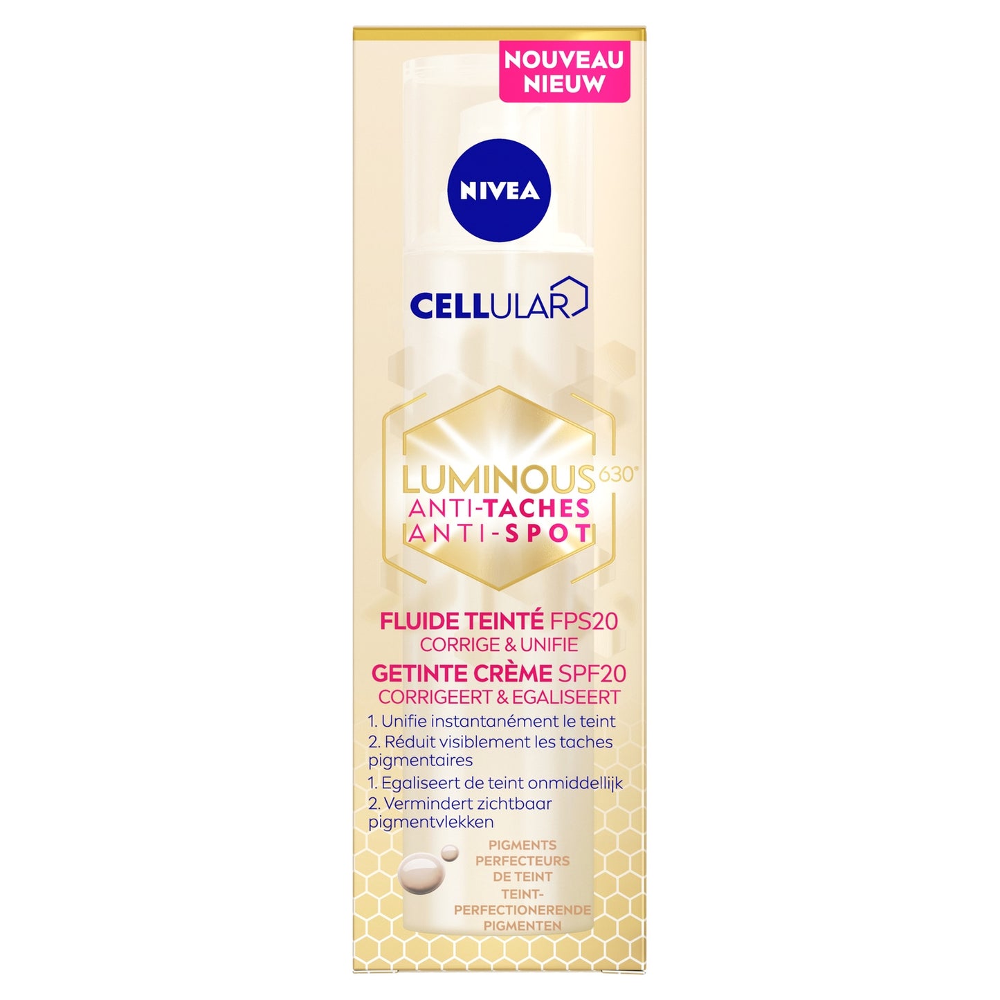 NIVEA Cellular Luminous Tinted Anti-Dark Spot Fluid Face Care