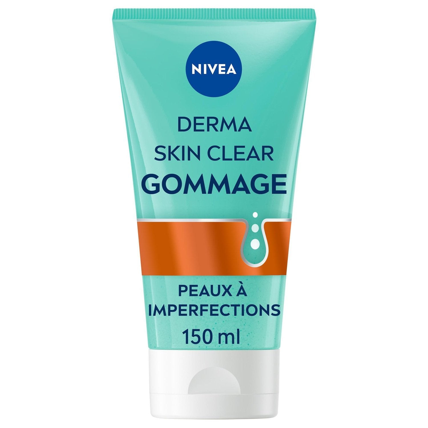 Gommage Visage Peaux à Imperfections Derma NIVEA Le Tube de 150mL