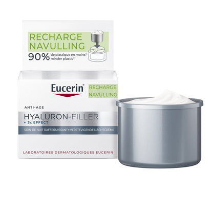 Crème de Nuit Visage Femme Anti-rides Hyaluron-Filler EUCERIN 