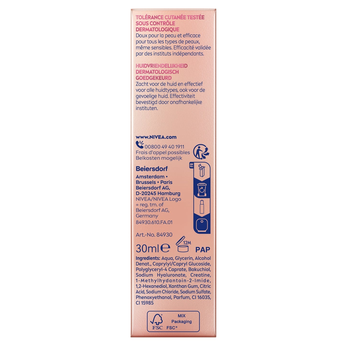 NIVEA Cellular 3-Zone Smoothing Face Serum