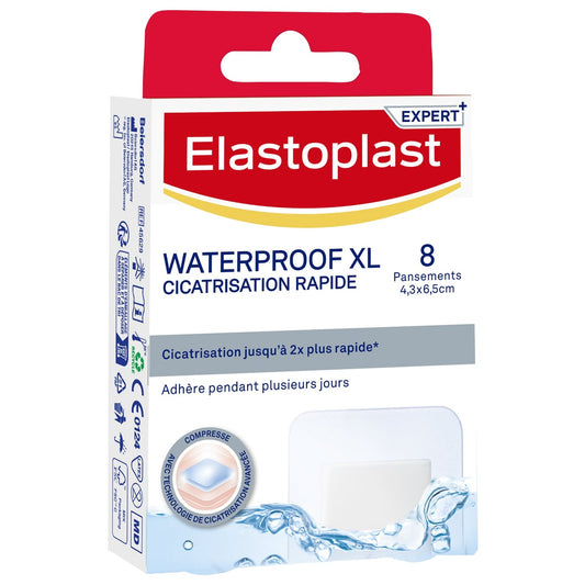 Pansements Waterproof XL Cicatrisation Rapide ELASTOPLAST 