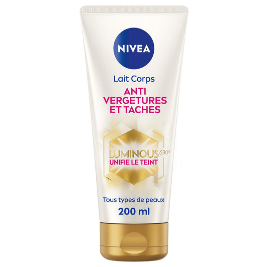 Lait Anti-Vergetures Anti-Taches Hydratation 48h NIVEA le flacon de 200mL