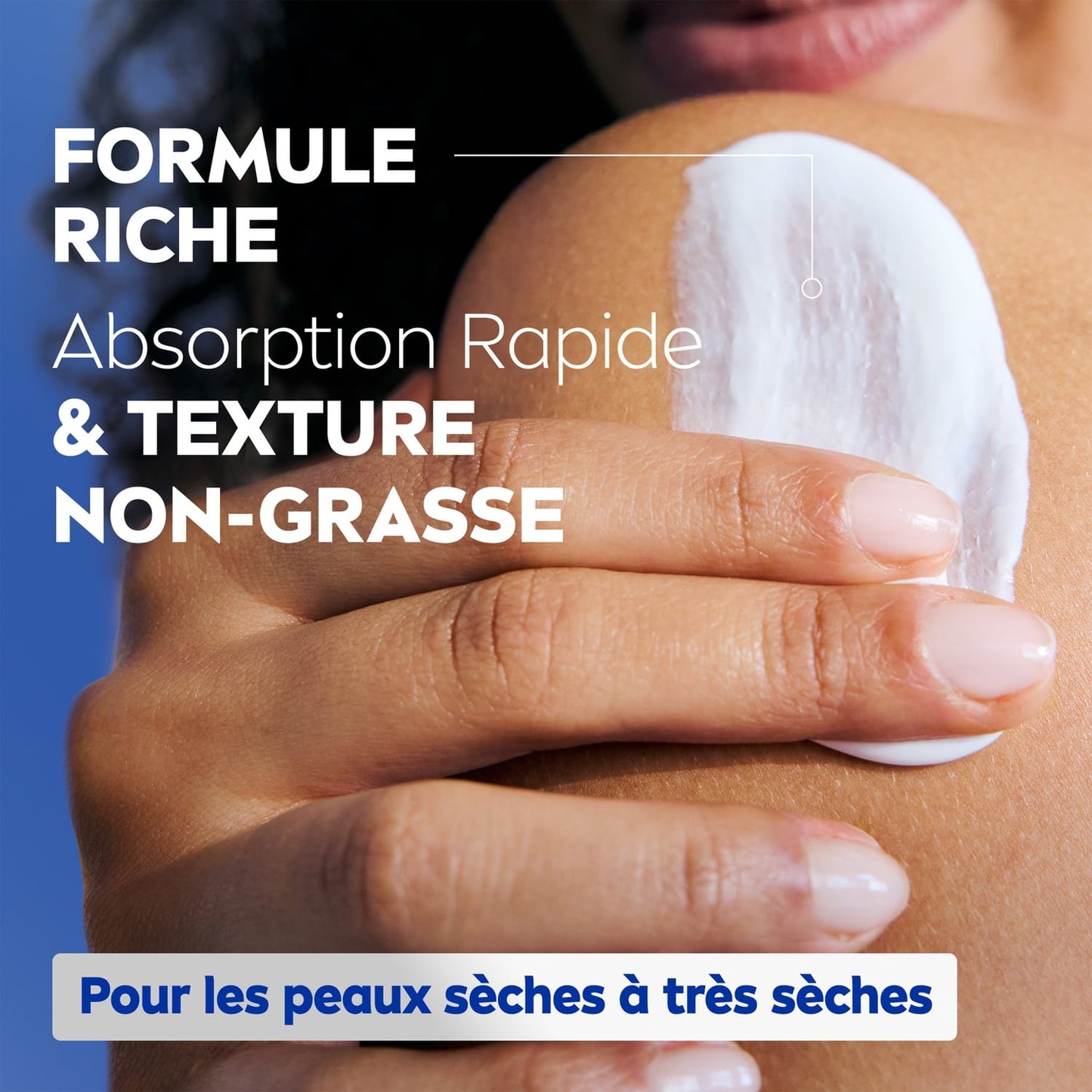 Lait Corps Peau Sèche et Très Sèche Hydratation 72h Huile d'Amande Douce NIVEA 