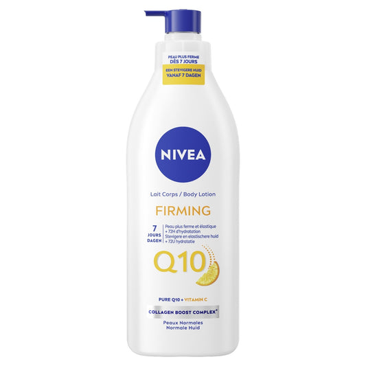 Lait Fermeté Corps Peau Normale Q10 Vitamine C NIVEA le flacon de 400mL