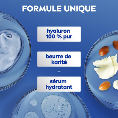 NIVEA 72h Glättende Körpercreme mit Sheabutter für trockene bis sehr trockene Haut