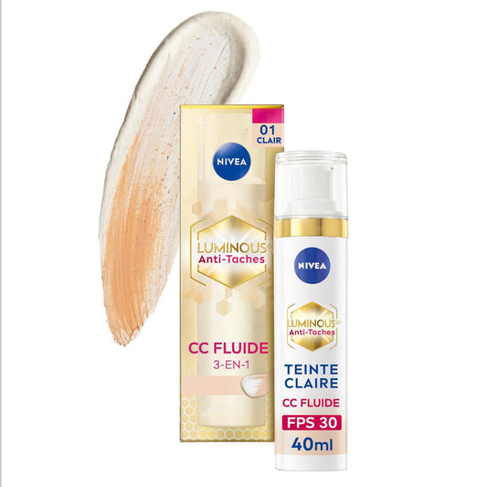 Soin Visage Crème Anti-Tâches Teinte Claire SPF30 NIVEA le flacon de 40mL