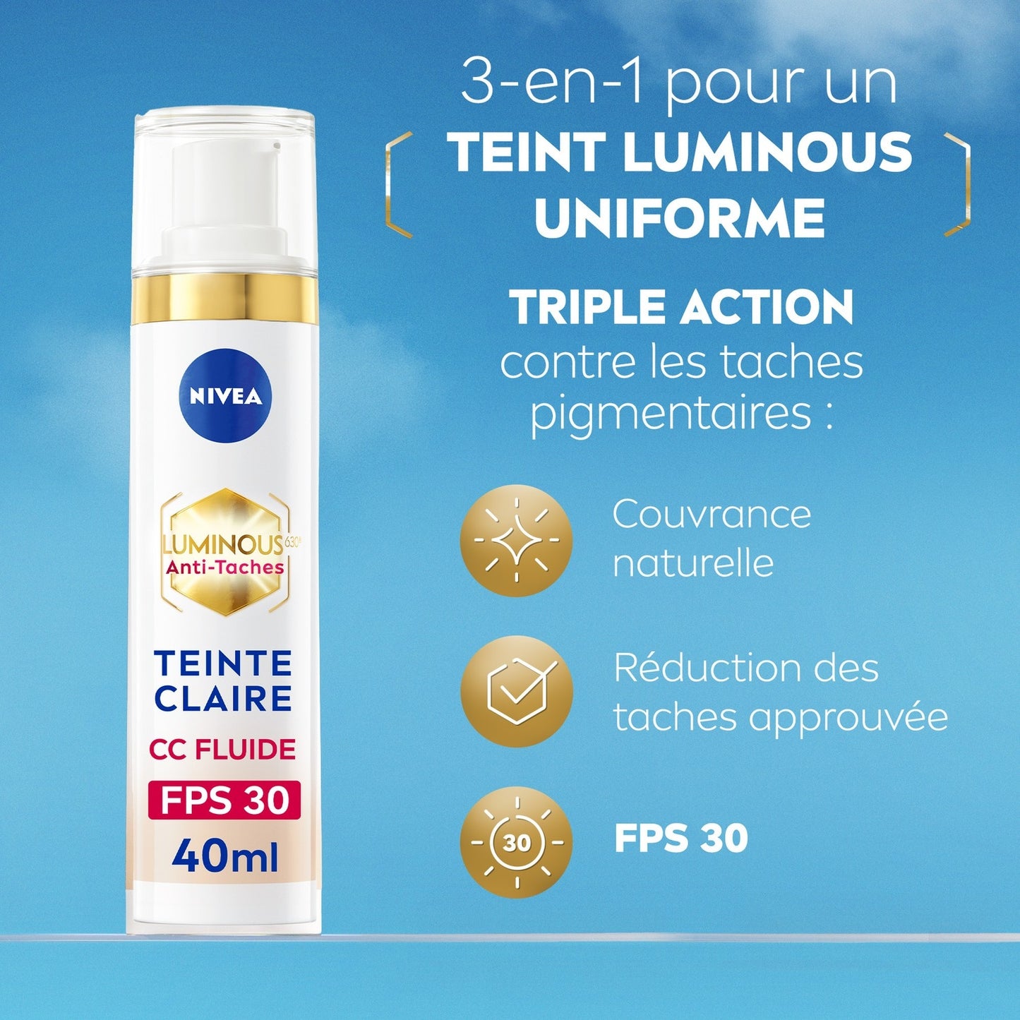 NIVEA Light Tint Anti-Dark Spot Gesichtscreme LSF 30