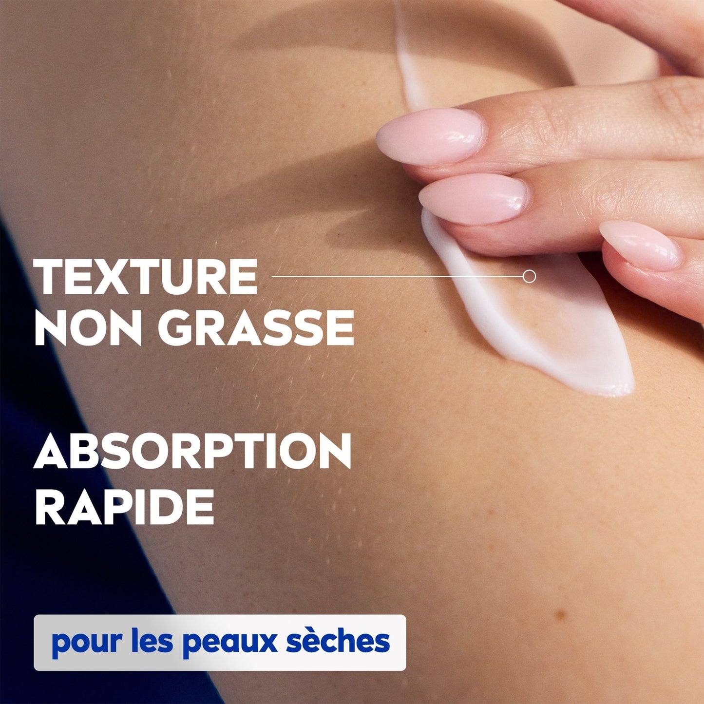 Lait Corps Peau Sèche à Très Sèche 72h Acide Hyaluronique Beurre de Karité et Sérum Nourrissant NIVEA 