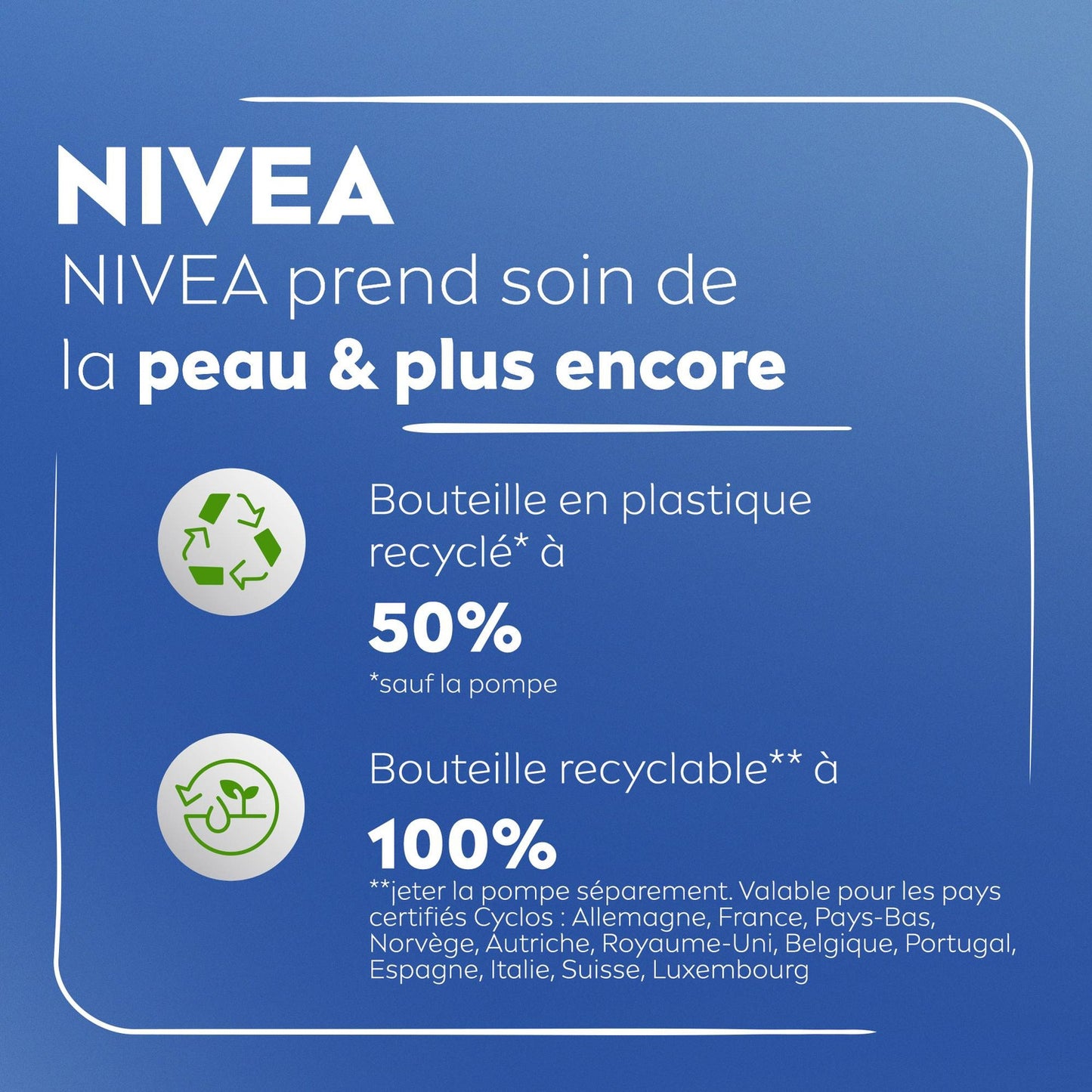 Lait Corps Peau Sèche à Très Sèche 72h Acide Hyaluronique Beurre de Karité et Sérum Nourrissant NIVEA 